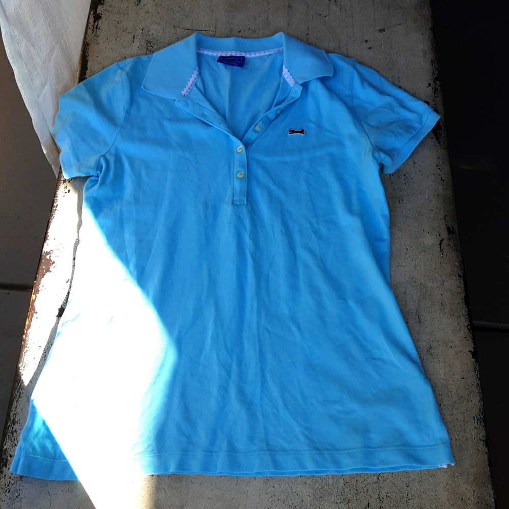 Le Tigre Women's Teal Polo Shirt